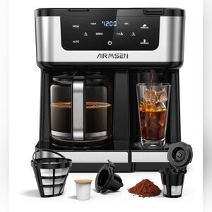 AIRMSEN 12-Cup Programmable Dual Coffee Maker